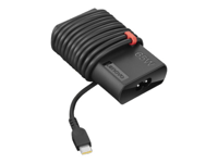 Lenovo ThinkPad 65W Slim AC Adapter (USB Type-C) - Strömadapter - AC 90-265 V - 65 Watt - svart -