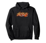 Turkey Reading Books Fall Thanksgiving Teacher Book Lovers Pullover Hoodie