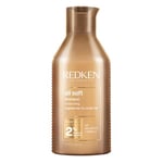 REDKEN - Shampoing Hydratant pour Cheveux Secs et Désydrathés - Apporte Douceur & Souplesse - Protéines & Huile d'Argan - Produit Vegan - All Soft - 300ml