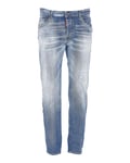 Dsquared2 Mens Light Clean Wash Cool guy Jeans in Blue material_denim - Size 26W/32L