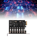 New PCIE To USB 3.0 Expansion Card 5Gbps High Speed 4A Power Supply VIA Chip PCB