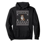 Ugly Xmas Sweater Style American Bulldog Reindeer Christmas Pullover Hoodie