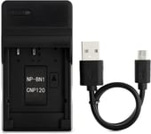 NP-BN1 USB Chargeur pour Sony Cyber-Shot DSC-T110, DSC-T99, DSC-TF1, DSC-TX30, DSC-TX20, DSC-TX200V, DSC-TX10, DSC-TX9, DSC-TX5, DSC-WX80, DSC-W620, DSC-WX9, DSC-WX150 Cam?ra et Plus