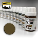 Ammo by MIG Tan For 3 Tone Camo Filter For Model Kits MIG 1510