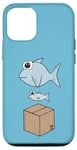 iPhone 12/12 Pro Big Fish Little Fish Cardboard Box, Dad Dancing Dancer Funny Case