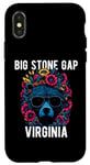 Coque pour iPhone X/XS Big Stone Gap Virginia USA Ours avec fleurs