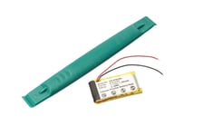 vhbw Li-Polymère batterie 50mAh (3.7V) pour lecteur MP3 baladeur MP3 Player comme Apple 616-0150, 616-0548