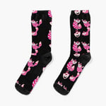 Chaussettes Taille Unique Cheshire Cat 1951 Nouveauté Fantaisie Motif Fou Équipage Décontracté Pour Hommes Femmes