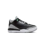 Chaussures Nike Air Jordan 3 Ps " Vert Lueur " DM0967 031 Noir Enfant Original