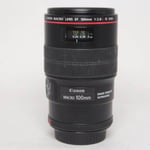 Canon Used EF 100mm f/2.8L IS USM Autofocus Macro Lens