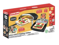 Casdon Ooni Koda Toy Pizza Oven and Topping Station Deluxe 55+ Piece Set