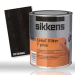 Sikkens Cetol Filtre 7 Plus Bois D'Ébène Brillant Lasure Couche Épaisse 1000ml