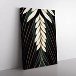 Miraculous Feather Canvas Print for Living Room Bedroom Home Office Décor, Wall Art Picture Ready to Hang, 76x50 cm (30x20 Inch) CAN3020-V1022-CK-2737