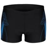 Maillots de bain Arena  SHORT DE BAIN MEN S SWIM - BLACK-TURQUOISE - 105