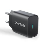 Choetech High Speed USB Type C -laturi 25W PPS PD Black (PD6003).-