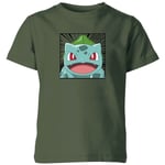 Pokémon Pokédex Bulbasaur #0001 Kids' T-Shirt - Green - 11-12 Years