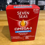 🟢 Seven Seas Omega-3 Fish Oil and Magnesium Duo Pack 30 x Capsules + Tablets