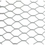 Grillage Pour Animaux Triple Torsion Gris, H.0.5 X L.3 M, Maille H.13 X L.13 Mm