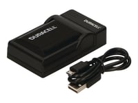 Duracell - Usb-Batteriladdare - Svart - För Canon Lc-E6, Lc-E6e, Xc10, Xc15  Eos 5D, 5Ds, 60, 6D, 70, 7D, 80, 90, R, R5, R6, R7, Ra