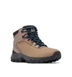 Columbia NEWTON RIDGE WATERPROOF OMNI-HEAT II Chaussures Montantes De Randonnée Et Trekking imperméables Homme, Marron (Ash Brown x Night Wave), 41.5 EU