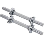 Sunny Health & Fitness 35.5 cm (14") Threaded Chrome Dumbbell Bar