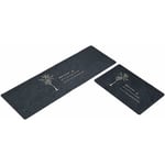 Fei Yu - Tapis Cuisine Antidérapant 2 Pièces, Absorbant Eau Tapis pour entrée de Salle de Bain, Paillasson Tapis de Sol Cuisine Devant Evier 7 s