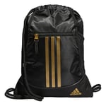 adidas Sac de sac unisexe-adulte, Noir/or métallisé, Taille Unique