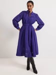 Phase Eight Natalie Shirt Dress, Purple