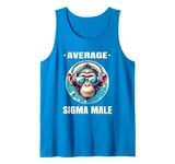 Average Sigma Male Meme Shirt Funny Sigma Monkey Memes Tank Top