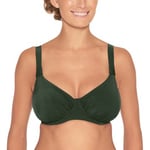 Wiki Basic Full Cup Bikini Top Militærgrønn E 80 Dame