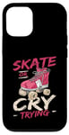 Coque pour iPhone 12/12 Pro Design de roller pour homme et femme Roller Derby