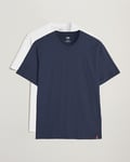 Levi's 2-Pack Crew Neck T-Shirt Navy/White