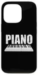 Coque pour iPhone 13 Pro Professeur de piano Pianiste Claviériste Musicien