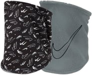 Nike Kytkentä NK Neckwarmer 2.0 Reversible Black Grey N1000655 084