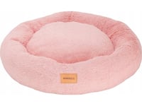 Mimikoko Mimiko Pets Shaggy Rund Säng Xl 75Cm Rosa