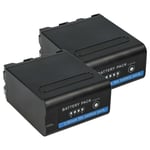 2x Battery for Sony Mavica VCL-ES06A 10400mAh