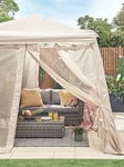 2.4 X 2.4M Pop Up Gazebo With Mosquito Net