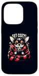 iPhone 14 Pro Get Cozy Chihuahua Hot Cocoa Chocolate Coffee Cold Weather Case