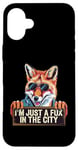 Coque pour iPhone 16 Plus I'm Just a Fox in the City Design Cool Urban Design