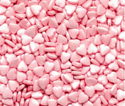 Cake Sprinkles Hearts Pink (tab) - Sweet Taste Cupcake Decorations Valentines