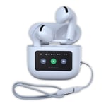 NEW Ven-Dens TWS Wireless Bluetooth Earbuds With Display Screen -White- VD-BT026