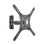 BRATECK 23''-55'' Full motion TV wall mount bracket. Extend, tilt and swivel. VESA Support up to: 400x400 Max load: 35kg. Profile: 49-305mm. Hidden cable management. Colour: Black. (p/n: LPA50-441)