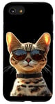 Coque pour iPhone SE (2020) / 7 / 8 Savannah Chat Leopard Cat Mama Douceur Serval chats