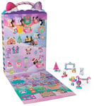 DreamWorks Gabby’s Dollhouse Advent Calendar, 24 Surprise Toys with Figures, Stickers and Doll’s House Accessories, Kids’ Toys for Girls and Boys Aged 3+