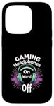 Coque pour iPhone 14 Pro Musique et jeux audio immersifs Bandes sonores Gaming Beats