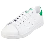 adidas Stan Smith Mens Casual Trainers in White Green - 10 UK