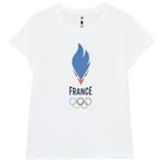 T-shirt Paris 2024  TEE SHIRT JO X  FRANCE BLANC