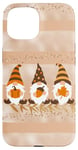 Coque pour iPhone 15 Automne Automne Gnomes Étui pour téléphone Moderne Pastel Mignon Beige