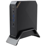 Blackview MP200 Mini PC Intel Alder Lake i5-12450H, Windows 11 Pro, 16 GB DDR4-512 GB SSD, Mini Desktop Computer, WiFi 6 - Svart