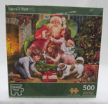 Corner Piece Puzzle " Santa's Visit " 500pcs Dia: 48 x 34 cm New/Sealed